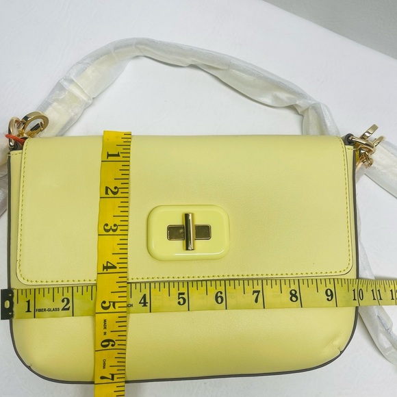 LDT JILL BAGUETTE  LEATHER crossbody & shoulders BAG - Picture 6 of 7